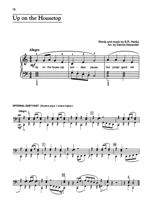 Alfred's Basic Adult All-in-One Course: Merry Christmas Book, Level 1 Easy Solo Arrangements with Optional Duet Accompaniments 獨奏 二重奏 伴奏 | 小雅音樂 Hsiaoya Music