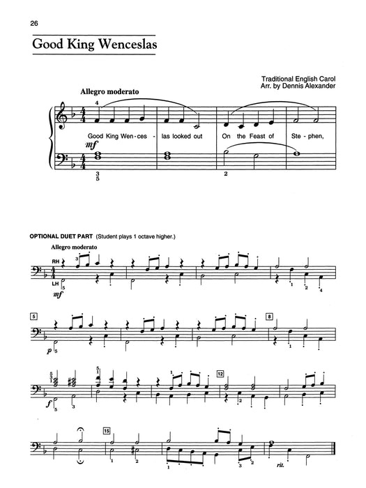 Alfred's Basic Adult All-in-One Course: Merry Christmas Book, Level 1 Easy Solo Arrangements with Optional Duet Accompaniments 獨奏 二重奏 伴奏 | 小雅音樂 Hsiaoya Music