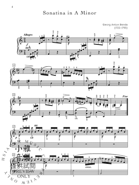 Sonatina Masterworks, Book 3 小奏鳴曲 | 小雅音樂 Hsiaoya Music