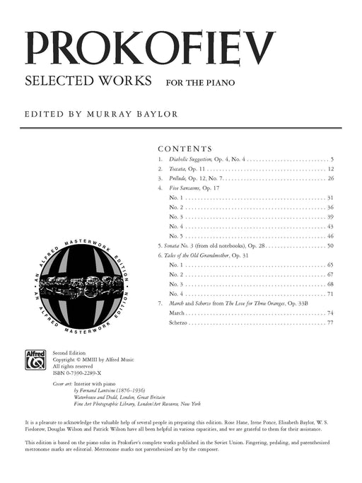 Prokofiev: Selected Works 普羅科菲夫 | 小雅音樂 Hsiaoya Music