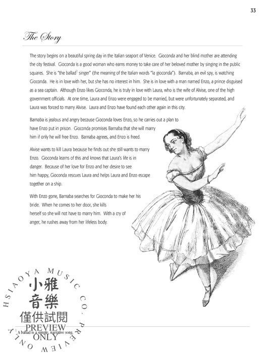 A Night at the Ballet Stories of Great Ballets with Late Elementary to Early Intermediate Piano Arrangements 芭蕾 鋼琴 | 小雅音樂 Hsiaoya Music