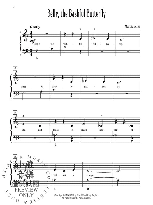 Belle, the Bashful Butterfly | 小雅音樂 Hsiaoya Music