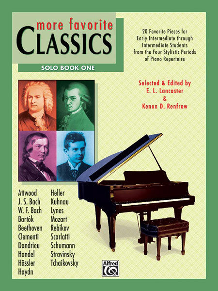 More Favorite Classics: Solo, Book 1 20 Favorite Pieces for Early Intermediate Through Intermediate Students from the Four Stylistic Periods of Piano Repertoire 獨奏 小品 鋼琴 | 小雅音樂 Hsiaoya Music