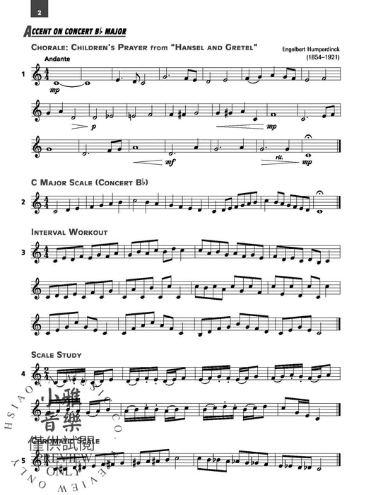 Accent on Achievement, Book 3 The "Keys" to Success - Progressive Technical & Rhythmic Studies in all 12 Major and 12 Minor Keys 節奏 | 小雅音樂 Hsiaoya Music
