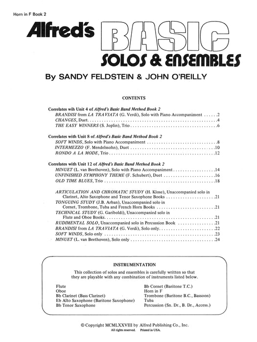 Alfred's Basic Solos and Ensembles, Book 2 獨奏 | 小雅音樂 Hsiaoya Music