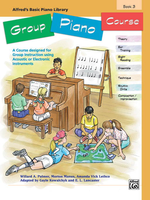 Alfred's Basic Group Piano Course, Book 3 A Course Designed for Group Instruction Using Acoustic or Electronic Instruments 鋼琴 | 小雅音樂 Hsiaoya Music