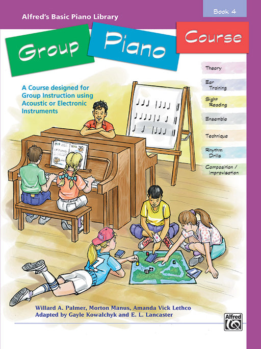Alfred's Basic Group Piano Course, Book 4 A Course Designed for Group Instruction Using Acoustic or Electronic Instruments 鋼琴 | 小雅音樂 Hsiaoya Music