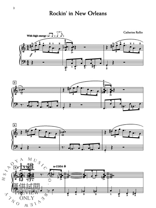 The Best of Catherine Rollin, Book 2 A Special Collection of 6 Early Intermediate to Intermediate Favorite Piano Solos 鋼琴 獨奏 | 小雅音樂 Hsiaoya Music