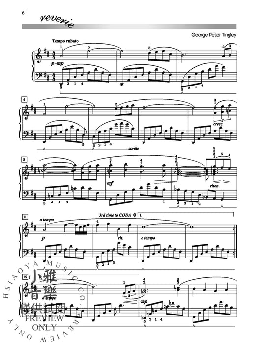 Dreamscapes, Book 2 Six Intermediate to Late Intermediate Piano Solos That Are Warmly Lyrical and Dreamily Romantic . . . 鋼琴 獨奏 | 小雅音樂 Hsiaoya Music