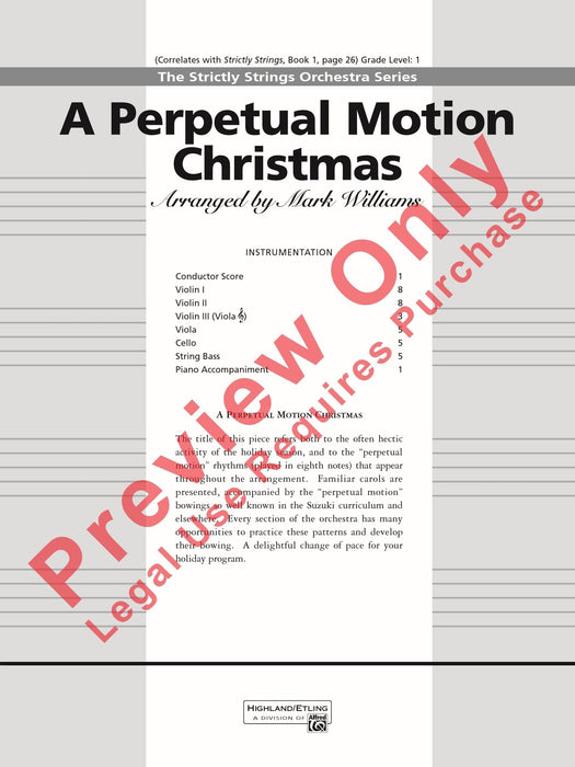 A Perpetual Motion Christmas 總譜 | 小雅音樂 Hsiaoya Music