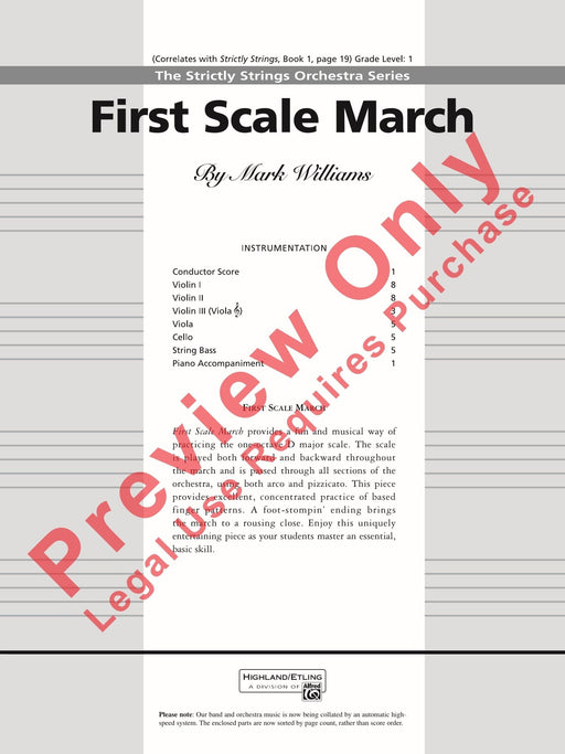 First Scale March 進行曲 總譜 | 小雅音樂 Hsiaoya Music