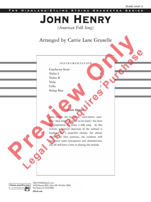 John Henry 總譜 | 小雅音樂 Hsiaoya Music