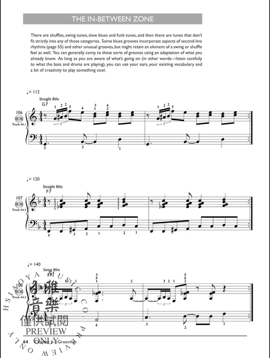 The Complete Blues Keyboard Method: Intermediate Blues Keyboard 鍵盤樂器 鍵盤樂器 | 小雅音樂 Hsiaoya Music