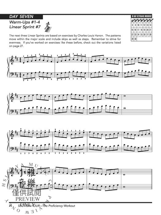 30-Day Keyboard Workout An Exercise Plan for Keyboardists 鍵盤樂器 練習曲 | 小雅音樂 Hsiaoya Music