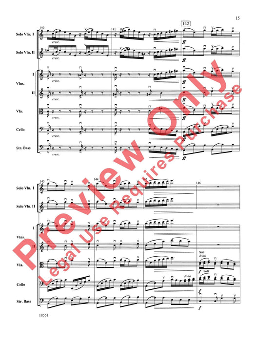 Bailes para Orquesta (For Two Solo Violins and String Orchestra) 獨奏 小提琴 弦樂團 總譜 | 小雅音樂 Hsiaoya Music