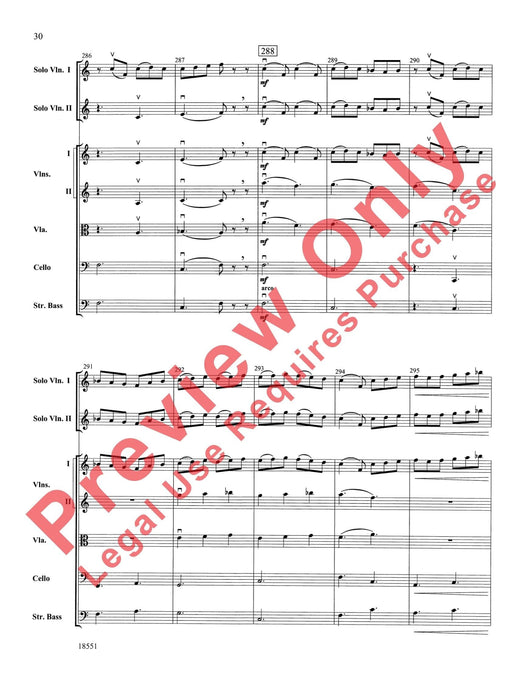 Bailes para Orquesta (For Two Solo Violins and String Orchestra) 獨奏 小提琴 弦樂團 總譜 | 小雅音樂 Hsiaoya Music