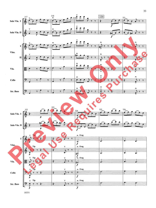 Bailes para Orquesta (For Two Solo Violins and String Orchestra) 獨奏 小提琴 弦樂團 總譜 | 小雅音樂 Hsiaoya Music