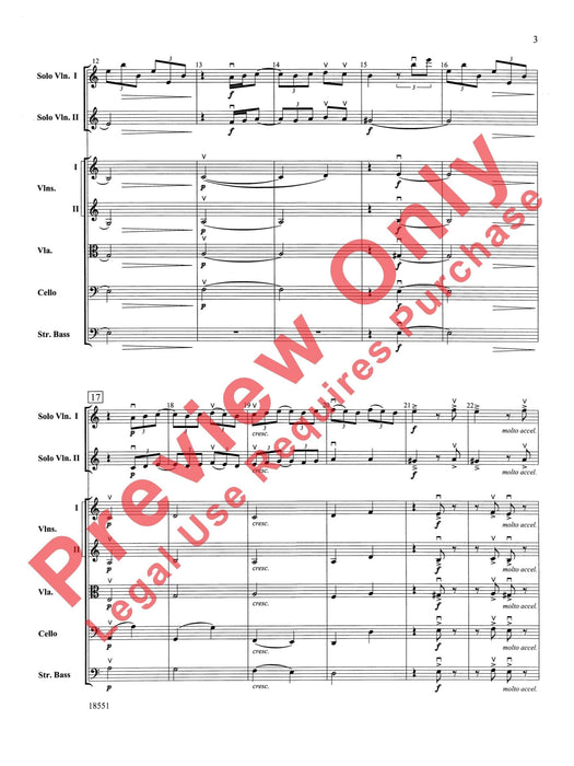 Bailes para Orquesta (For Two Solo Violins and String Orchestra) 獨奏 小提琴 弦樂團 總譜 | 小雅音樂 Hsiaoya Music