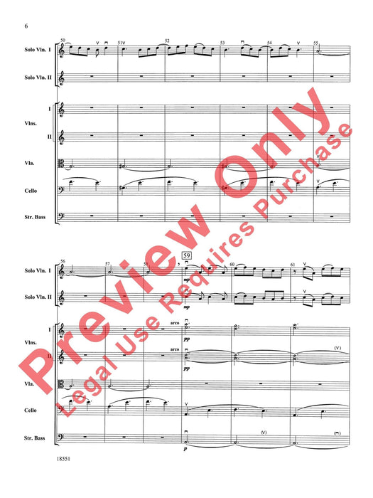 Bailes para Orquesta (For Two Solo Violins and String Orchestra) 獨奏 小提琴 弦樂團 總譜 | 小雅音樂 Hsiaoya Music