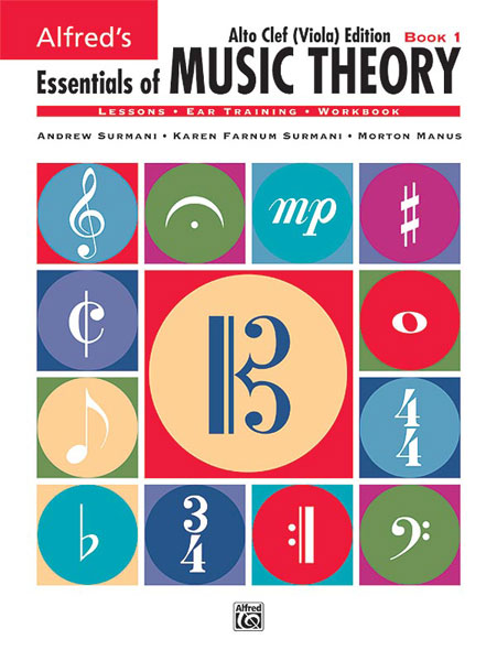 Alfred's Essentials of Music Theory: Book 1 Alto Clef (Viola) Edition 音樂理論 中音譜號中提琴 | 小雅音樂 Hsiaoya Music