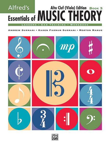 Alfred's Essentials of Music Theory: Book 3 Alto Clef (Viola) Edition 音樂理論 中音譜號中提琴 | 小雅音樂 Hsiaoya Music