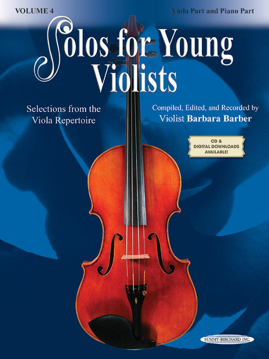 Solos for Young Violists Viola Part and Piano Acc., Volume 4 Selections from the Viola Repertoire 獨奏 中提琴 鋼琴 中提琴 | 小雅音樂 Hsiaoya Music