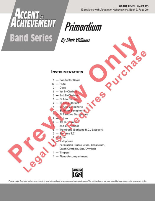 Primordium 總譜 | 小雅音樂 Hsiaoya Music