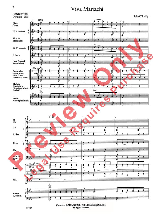 Viva Mariachi Trumpet Solo and Section Feature 詠唱調 小號 獨奏 樂節 總譜 | 小雅音樂 Hsiaoya Music