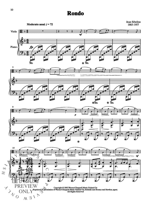 Solos for Young Violists Viola Part and Piano Acc., Volume 5 Selections from the Viola Repertoire 獨奏 中提琴 鋼琴 中提琴 | 小雅音樂 Hsiaoya Music
