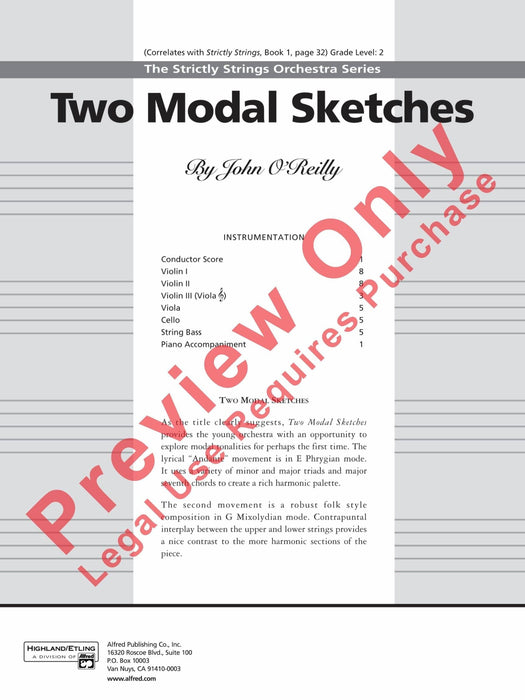 Two Modal Sketches 總譜 | 小雅音樂 Hsiaoya Music