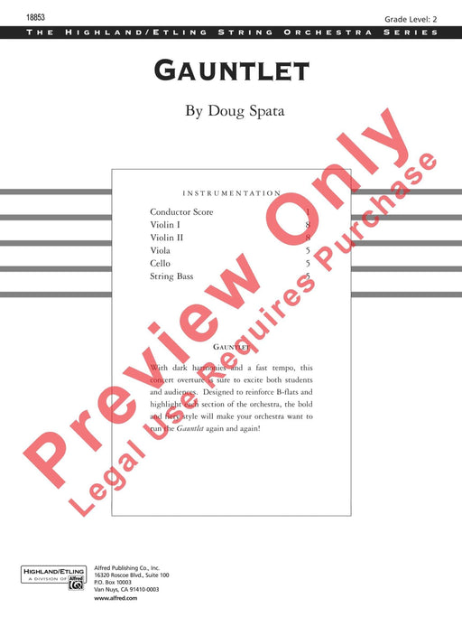 Gauntlet 總譜 | 小雅音樂 Hsiaoya Music