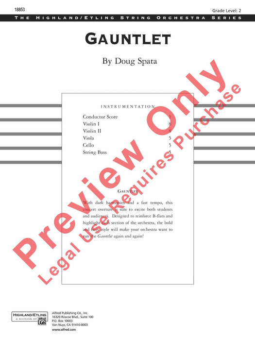 Gauntlet 總譜 | 小雅音樂 Hsiaoya Music