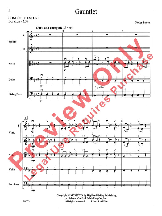 Gauntlet 總譜 | 小雅音樂 Hsiaoya Music