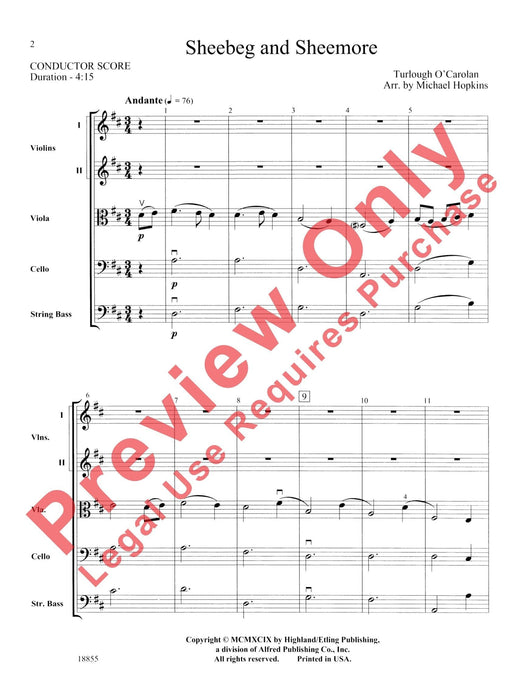 Sheebeg and Sheemore 總譜 | 小雅音樂 Hsiaoya Music