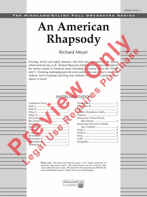 An American Rhapsody 狂想曲 | 小雅音樂 Hsiaoya Music