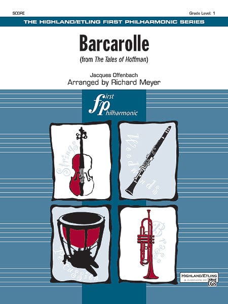 Barcarolle (from The Tales of Hoffman) 歐芬巴赫 船歌 總譜 | 小雅音樂 Hsiaoya Music