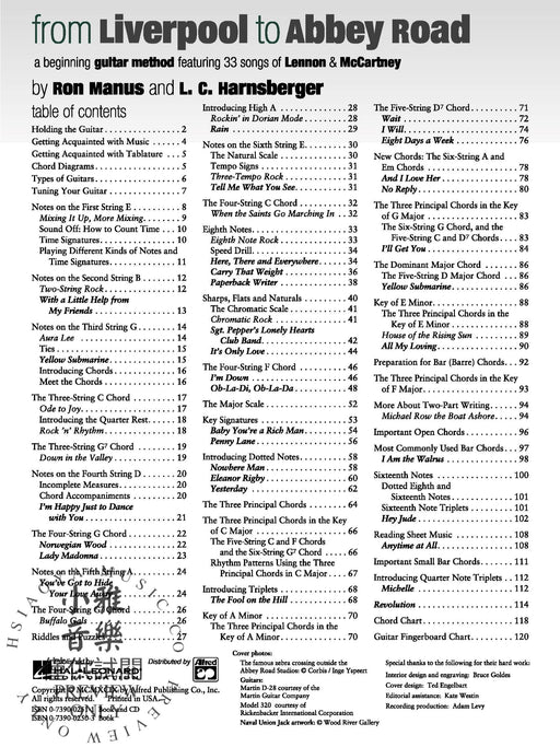 From Liverpool to Abbey Road TAB Notation Edition A Guitar Method Featuring 33 Songs of Lennon & McCartney 吉他 | 小雅音樂 Hsiaoya Music