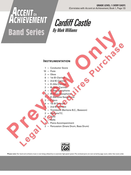 Cardiff Castle 總譜 | 小雅音樂 Hsiaoya Music