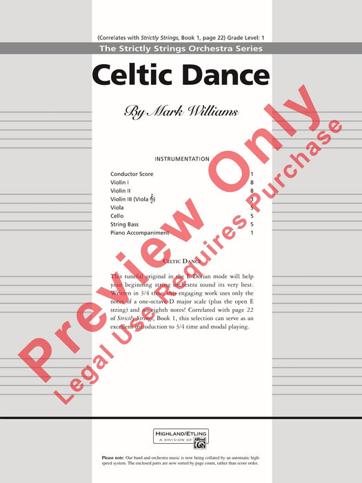 Celtic Dance 舞曲 總譜 | 小雅音樂 Hsiaoya Music