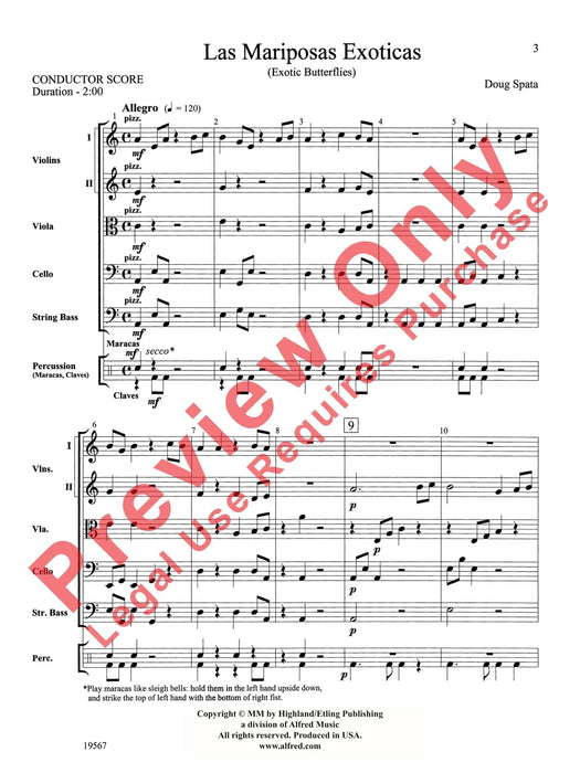 Las Mariposas Exoticas (Exotic Butterflies) 總譜 | 小雅音樂 Hsiaoya Music