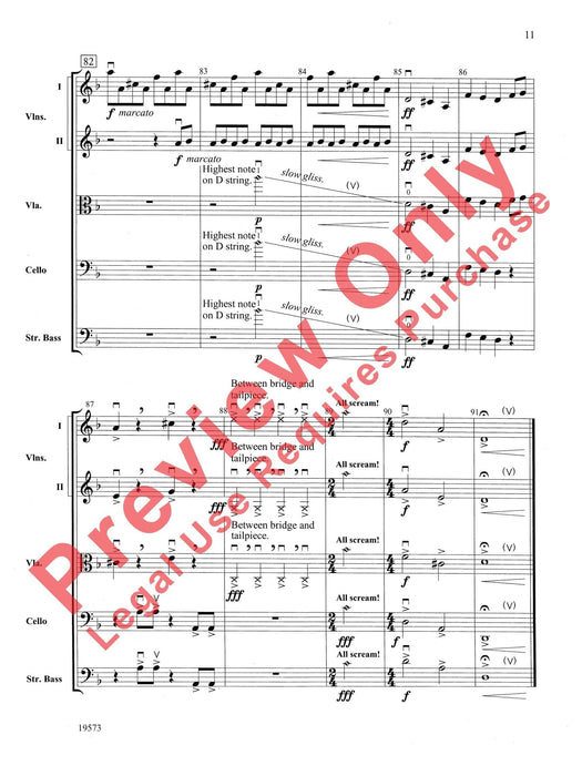 Curse of the Rosin 總譜 | 小雅音樂 Hsiaoya Music