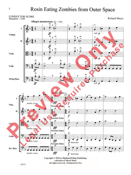 Curse of the Rosin 總譜 | 小雅音樂 Hsiaoya Music