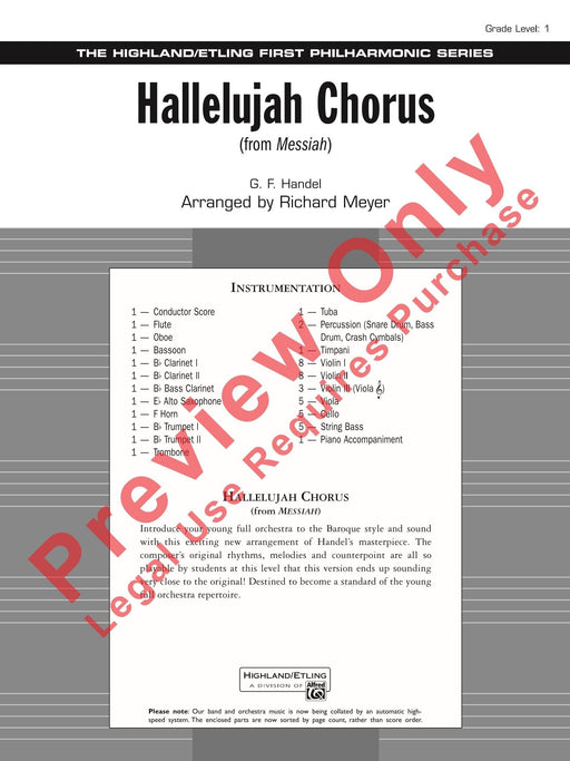 Hallelujah Chorus (from Messiah) 韓德爾 合唱 彌賽亞 總譜 | 小雅音樂 Hsiaoya Music