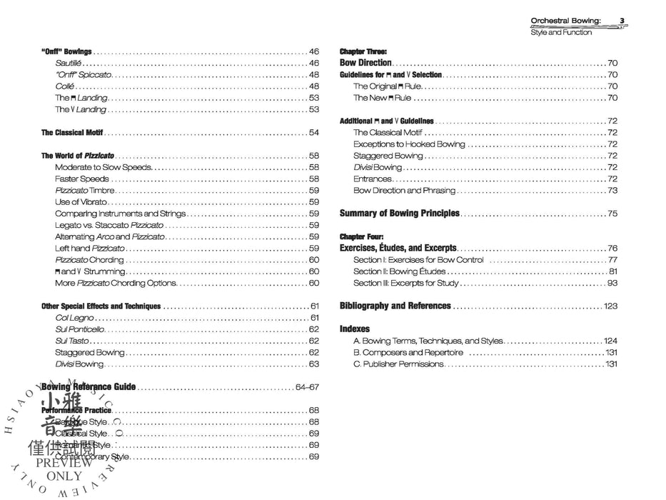 Orchestral Bowing: Style and Function 風格 | 小雅音樂 Hsiaoya Music