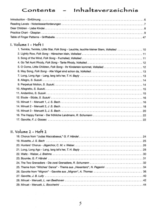 My Trio Book (Mein Trio-Buch) (Suzuki Violin Volumes 1-2 arranged for three violins) 三重奏 小提琴 | 小雅音樂 Hsiaoya Music