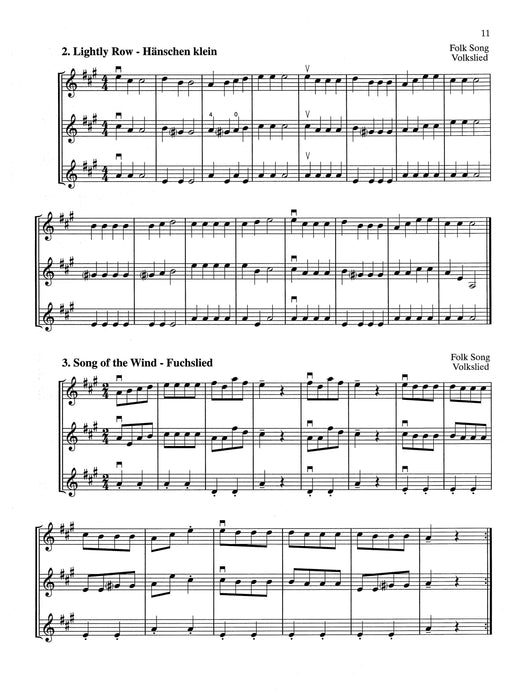 My Trio Book (Mein Trio-Buch) (Suzuki Violin Volumes 1-2 arranged for three violins) 三重奏 小提琴 | 小雅音樂 Hsiaoya Music