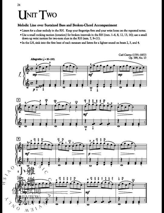 Burgmüller, Czerny & Hanon: Piano Studies Selected for Technique and Musicality, Book 1 鋼琴 | 小雅音樂 Hsiaoya Music