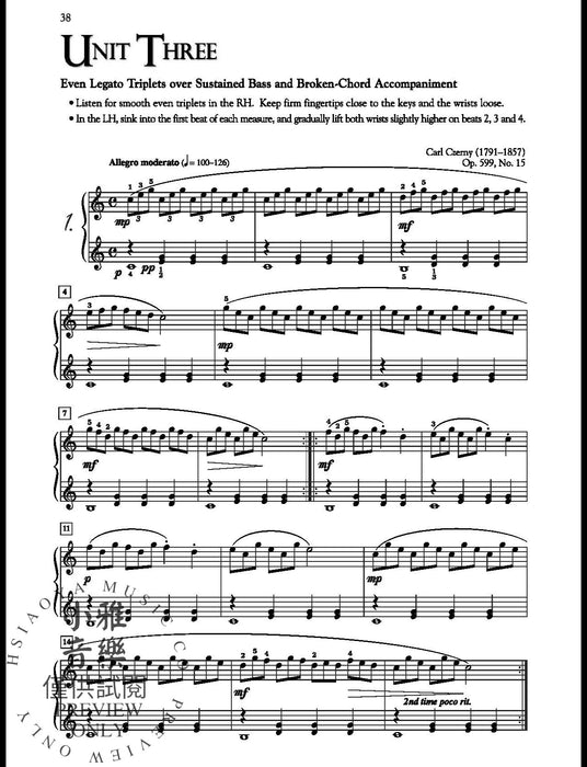 Burgmüller, Czerny & Hanon: Piano Studies Selected for Technique and Musicality, Book 1 鋼琴 | 小雅音樂 Hsiaoya Music