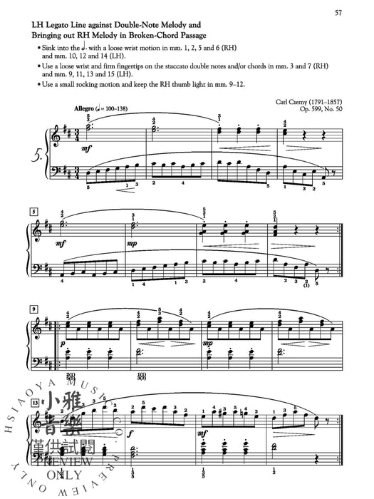 Burgmüller, Czerny & Hanon: Piano Studies Selected for Technique and Musicality, Book 1 鋼琴 | 小雅音樂 Hsiaoya Music