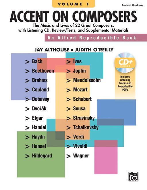 Accent on Composers, Volume 1 The Music and Lives of 22 Great Composers, with Listening CD, Review/Tests, and Supplemental Materials | 小雅音樂 Hsiaoya Music